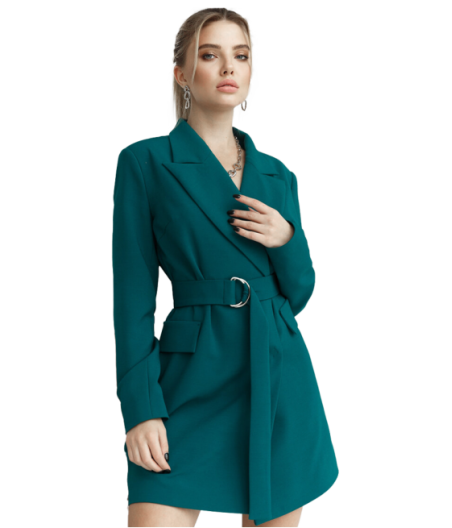 Emerald Jacket Dress